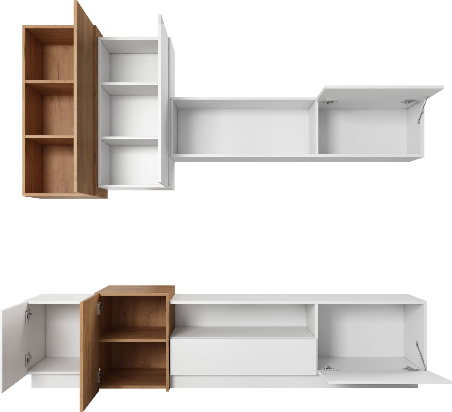 4c8670b829077c35d933272753282b8a8a2ebd4b_Laski_21_01_11_3D_mebloscianka_front_otwarte_drzwi_biale_tlo